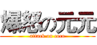 爆怒の元元 (attack on coco)