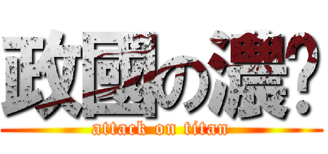 政國の濃洨 (attack on titan)