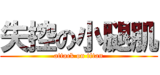 失控の小腿肌 (attack on titan)