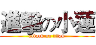 進擊の小蓮 (attack on titan)