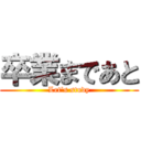 卒業まであと (Let's study)