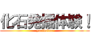 化石発掘体験！ (yurikobun)