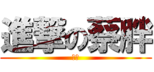 進撃の蔡胖 (崇伦)