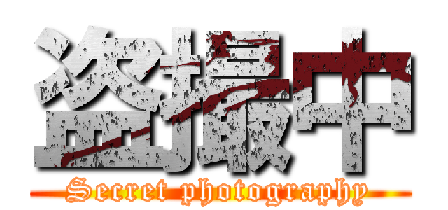 盗撮中 (Secret photography)