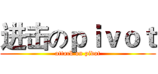 进击のｐｉｖｏｔ (attack on pivot)