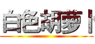 白色胡萝卜 ()