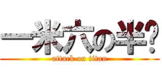 一米六の半调 (attack on titan)