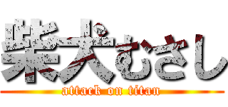 柴犬むさし (attack on titan)