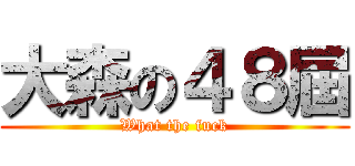 大森の４８屆 (What the fuck)
