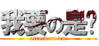 我要の是你 (attack on dm)