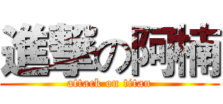 進撃の阿楠 (attack on titan)