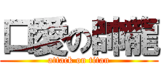 口愛の帥龍 (attack on titan)