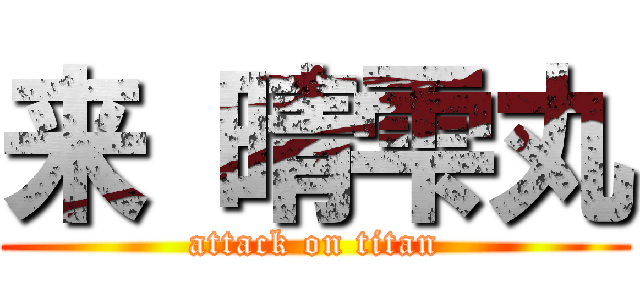 来 晴雫丸 (attack on titan)