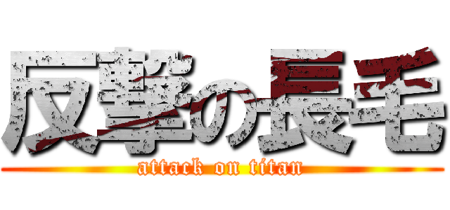 反撃の長毛 (attack on titan)