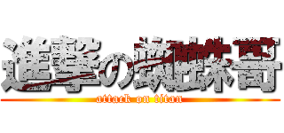 進撃の蜘蛛哥 (attack on titan)