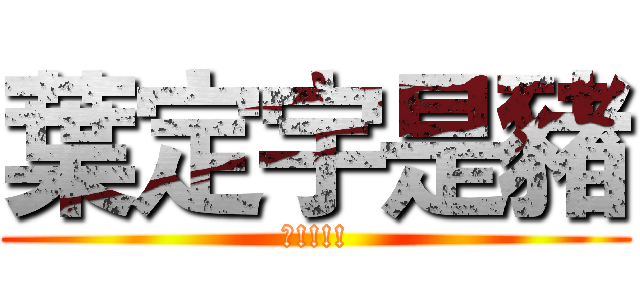 葉定宇是豬 (?!!!!)