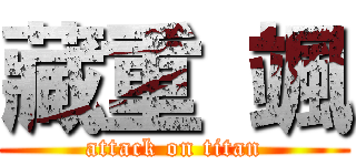 藏重 颯 (attack on titan)