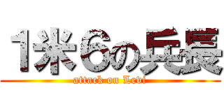１米６の兵長 (attack on Levi)