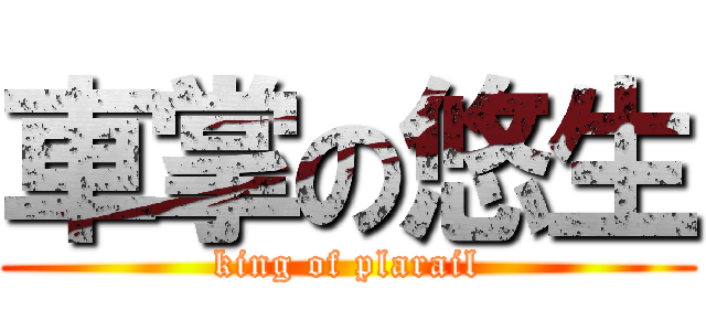 車掌の悠生 (king of plarail)