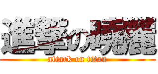 進撃の曉麗 (attack on titan)