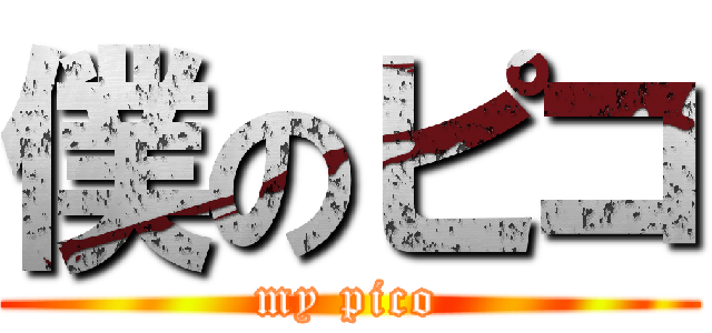 僕のピコ (my pico)