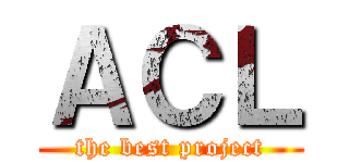 ＡＣＬ (the best project)