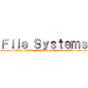 Ｆｉｌｅ Ｓｙｓｔｅｍｓ (FAT16, FAT32, NTFS, ReFS, EXT3 y EXT4)