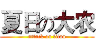 夏日の大农 (attack on titan)
