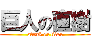 巨人の直樹 (attack on titan)