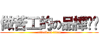 做苦工的の品樺姊姊 (attack on titan)