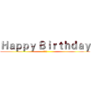 Ｈａｐｐｙ Ｂｉｒｔｈｄａｙ (快吃下去)