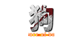 狗 (picture of dogs)