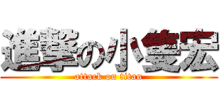 進撃の小隻宏 (attack on titan)