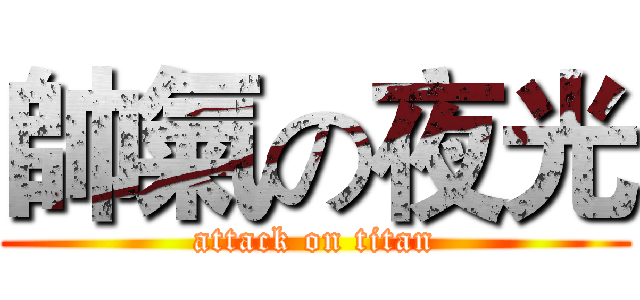 帥氣の夜光 (attack on titan)