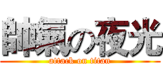 帥氣の夜光 (attack on titan)