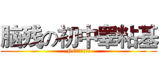 脑残の初中睾粘基 (NCの初中睾粘基)