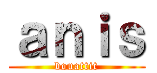 ａｎｉｓ (bouattit)