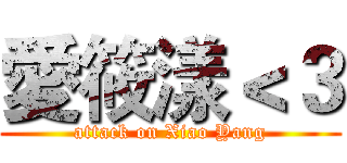 愛筱漾＜３ (attack on Xiao Yang)