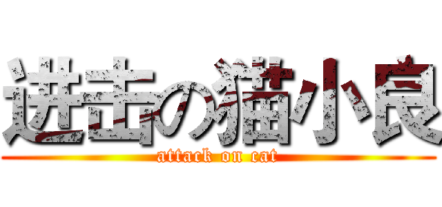 进击の猫小良 (attack on cat)