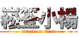 崧筌小楊 (attack on titan)