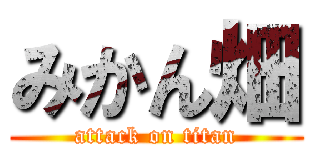 みかん畑 (attack on titan)