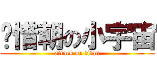 顾惜朝の小宇宙 (attack on titan)