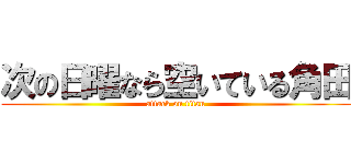 次の日曜なら空いている角田 (attack on titan)