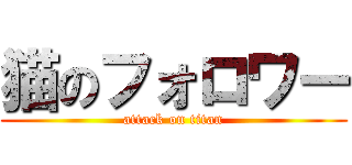 猫のフォロワー (attack on titan)