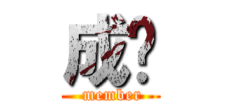 成员 ( member)
