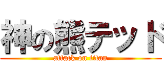 神の熊テッド (attack on titan)