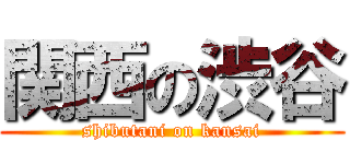 関西の渋谷 (shibutani on kansai)