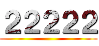 ２２２２２ ()