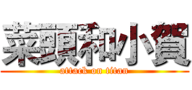 菜頭和小賀 (attack on titan)