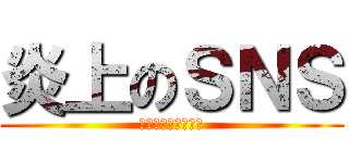 炎上のＳＮＳ (情報発信時の注意点)